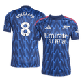 ØDEGAARD #8 Arsenal Idegenbeli Soccer Mez 2025/26 Kék