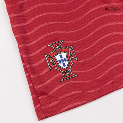 Portugália RONALDO #7 Gyerek Hazai Világbajnokság Mez Készlet(Mez+Nadrág) 2026 Piros