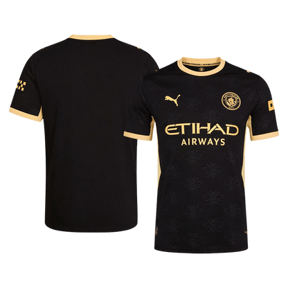 DOKU #11 Manchester City Játékos Verzió Idegenbeli Mez 2026/27 Fekete