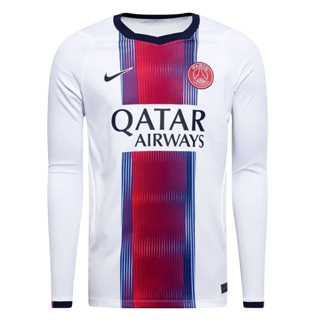 PSG Idegenbeli Hosszú Ujjú Mez 2026/27 Fehér