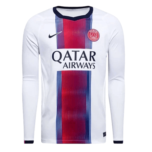 PSG Idegenbeli Hosszú Ujjú Mez 2026/27 Fehér