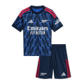 Gyerekek Arsenal Idegenbeli Soccer Mez Készlet(Mez+Rövidnadrág) 2025/26 Kék