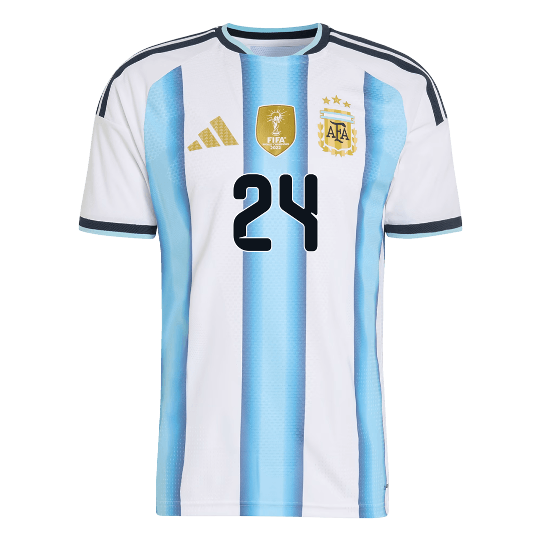E. FERNÁNDEZ #24 Argentína Játékos Verzió Hazai Mez Világbajnoki 2026
