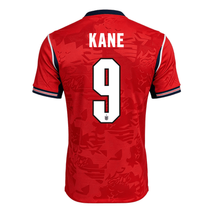 KANE #9 Anglia Idegenbeli Világbajnoki Mez 2026 Piros