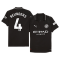 REIJNDERS #4 Manchester City Játékos Idegenbeli Mez 2025/26 Fekete