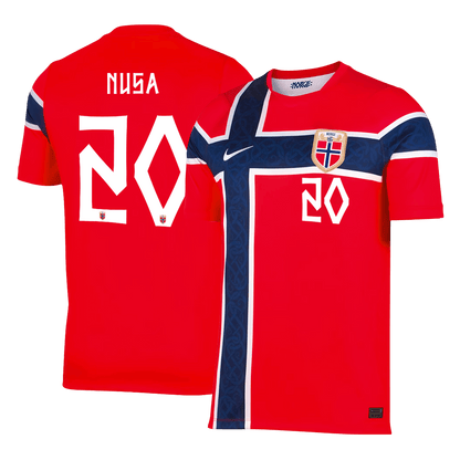 NUSA #20 Norvégia Hazai Világbajnoki Mez 2026 Piros