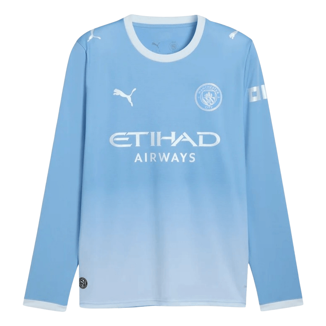 Manchester City Hazai Hosszú Ujjú Mez 2026/27 Kék