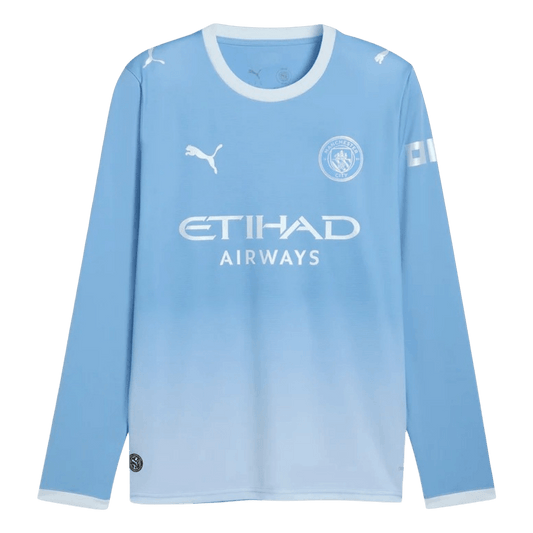Manchester City Hazai Hosszú Ujjú Mez 2026/27 Kék