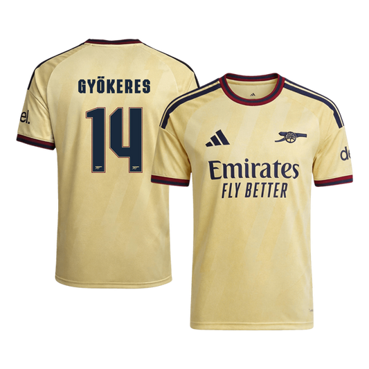 GYÖKERES #14 Arsenal Játékos Verzió Harmadik Mez 2026/27 Sárga - UCL
