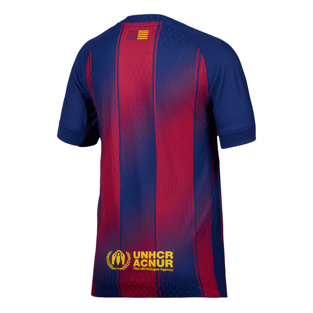 Játékos  Barcelona Otthon Soccer Mez 2025/26 Piros&Kék