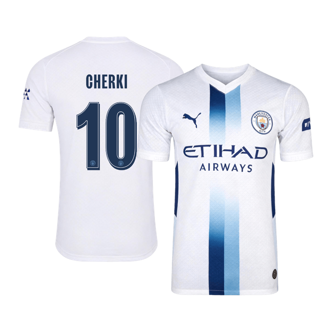 CHERKI #10 Manchester City Játékos Verzió Harmadik Mez 2026/27 Fehér - UCL