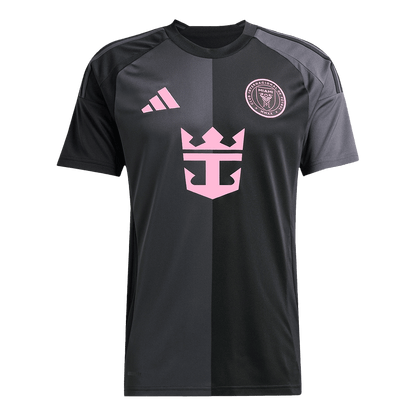 DE PAUL #7 Inter Miami Idegenbeli Soccer Mez 2025 Fekete&Szürke