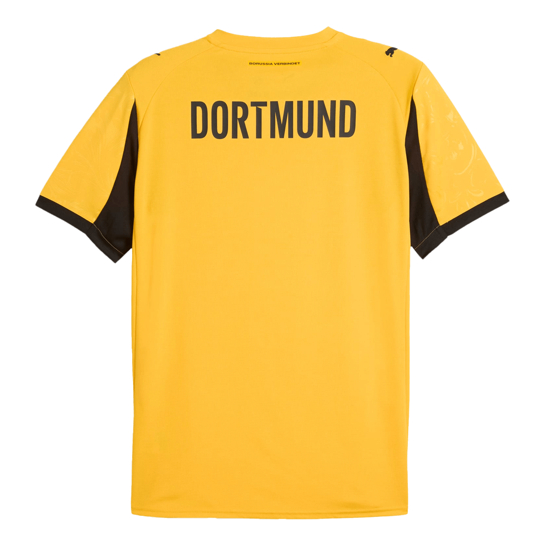 Borussia Dortmund Season Cup Rövid Ujjú Ing 2025/26 Sárga