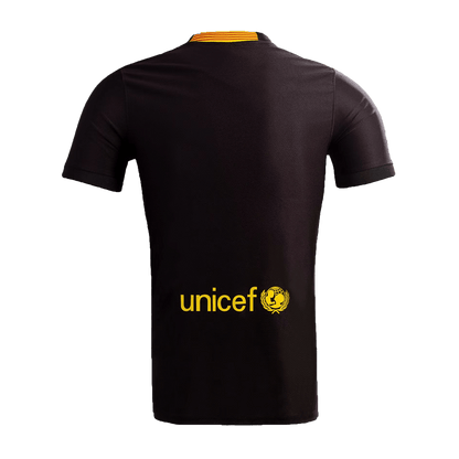 Barcelona Idegenbeli Harmadik Retro Futball Mez 2013/14 Fekete