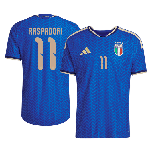 RASPADORI #11 Italy Játékos Verzió Hazai World Cup Mez 2026 Kék