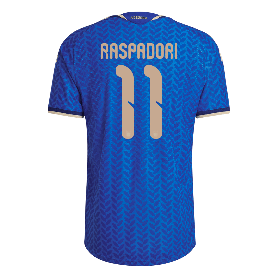 RASPADORI #11 Olaszország Játékos Verzió Hazai Világbajnoki Mez 2026 Kék