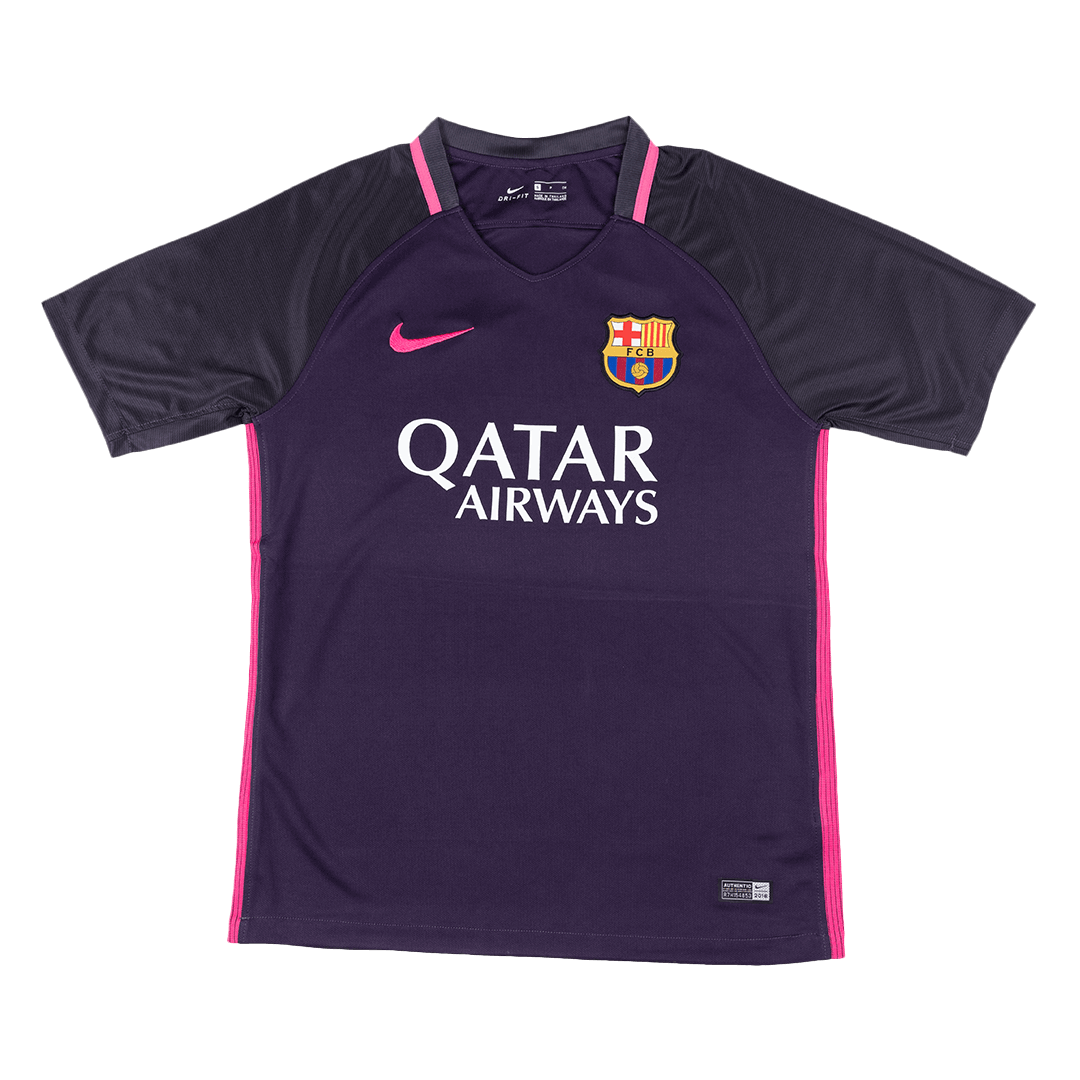 Barcelona Idegenbeli Retro Futball Mez 2016/17 Lila 2025/26