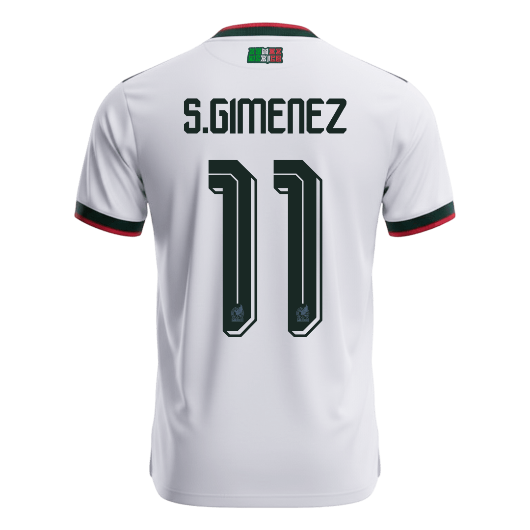 S.GIMENEZ #11 Mexikó Idegenbeli Mez 2026 Fehér