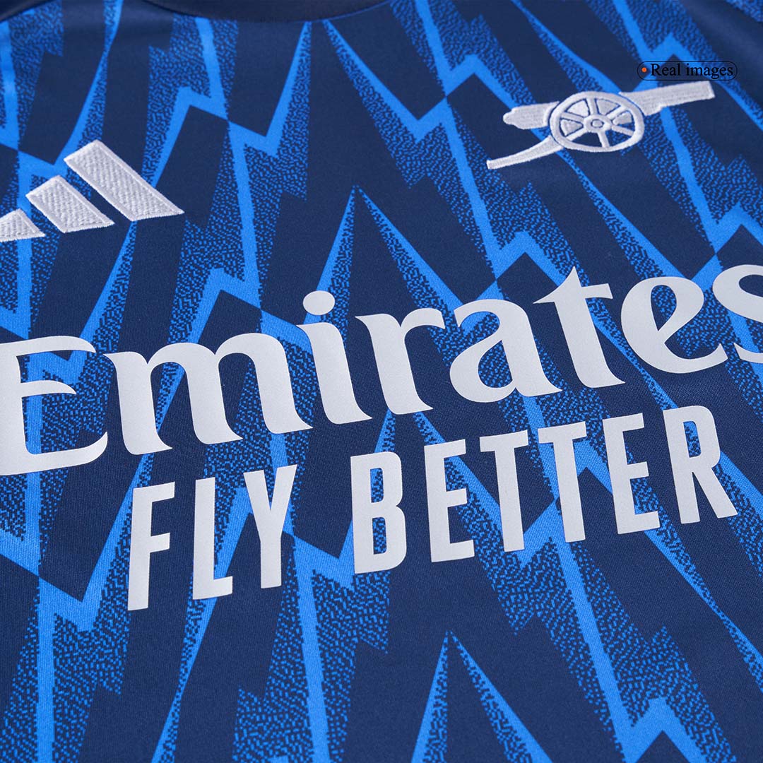 SAKA #7 Arsenal Idegenbeli Soccer Mez 2025/26 Kék