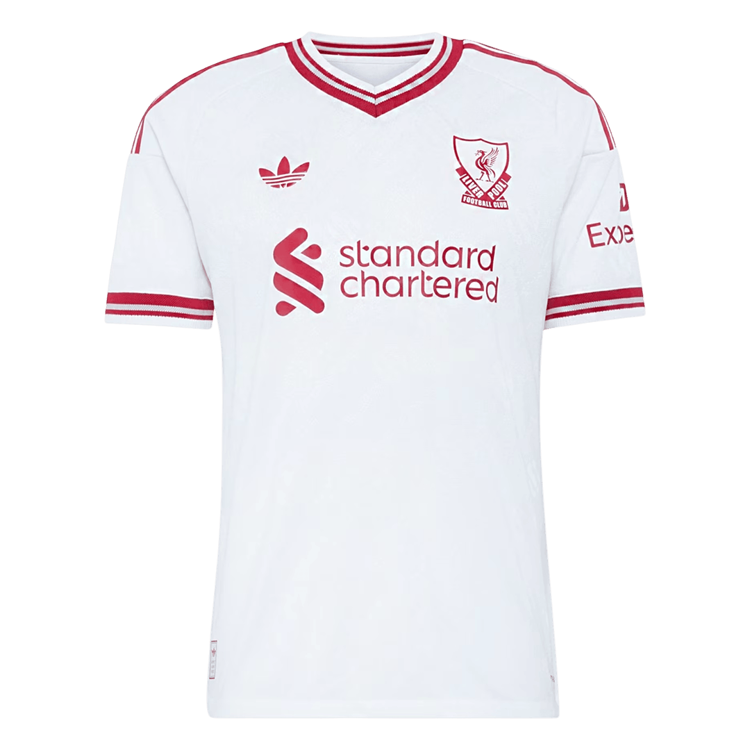 WIRTZ #7 Liverpool Játékos Verzió Idegenbeli Mez 2026/27 Fehér - UCL
