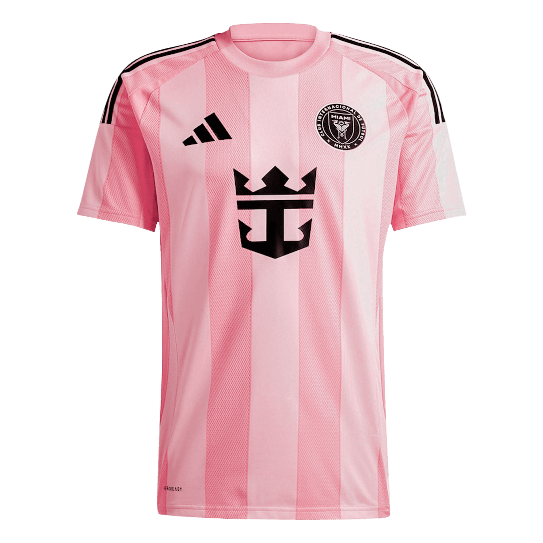 DE PAUL #7 Inter Miami Otthoni Soccer Mez 2025 Rózsaszín