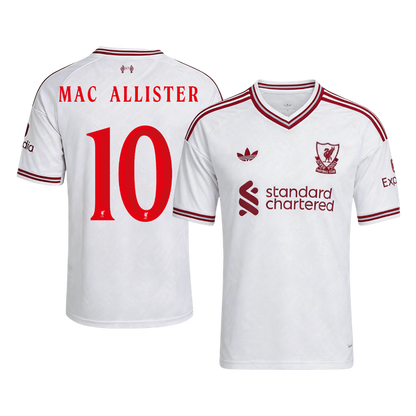 MAC ALLISTER #10 Liverpool Idegenbeli Mez 2026/27 Fehér