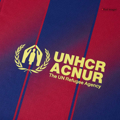 LAMINE YAMAL #10 Barcelona Otthon Soccer Mez 2025/26 Piros&Kék