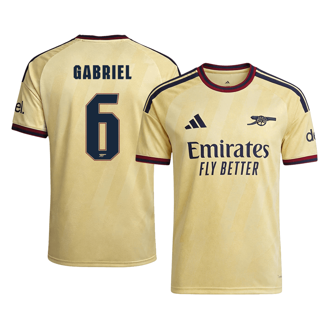GABRIEL #6 Arsenal Játékos Verzió Harmadik Mez 2026/27 Sárga - UCL