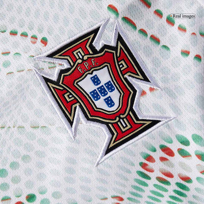 Portugália Idegenbeli Hosszú Ujjú Mez 2025- Fehér