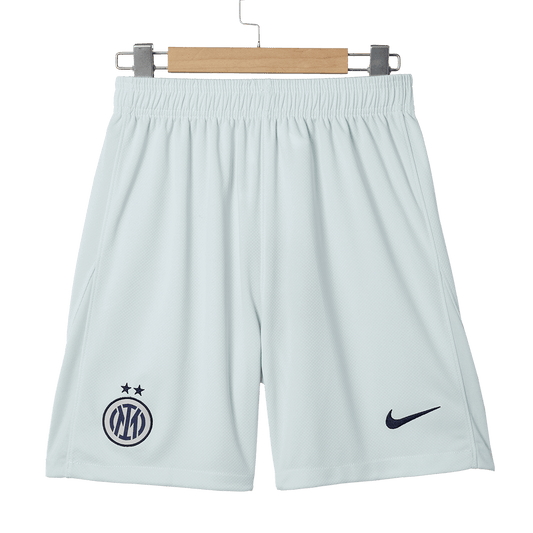 Inter Milan Idegenbeli Soccer Rövidnadrág 2025/26 Fehér