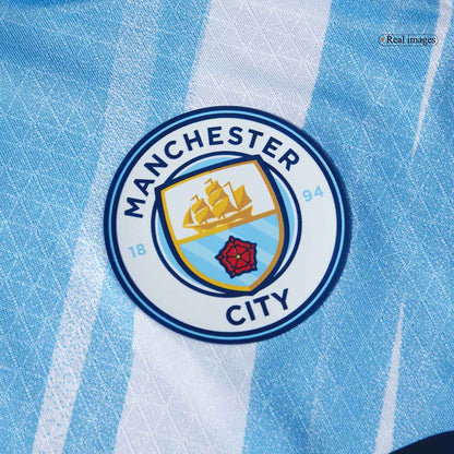 DE BRUYNE #17 Manchester City Játékos Otthon Mez 2025/26 Kék