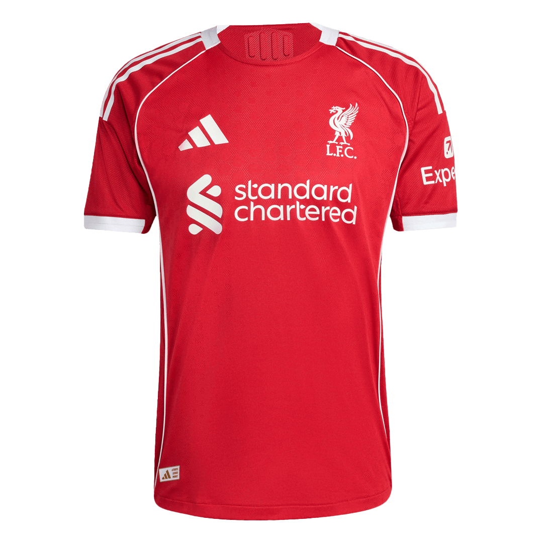 Játékos Liverpool Otthon Soccer Mez 25/26 Piros 2025/26