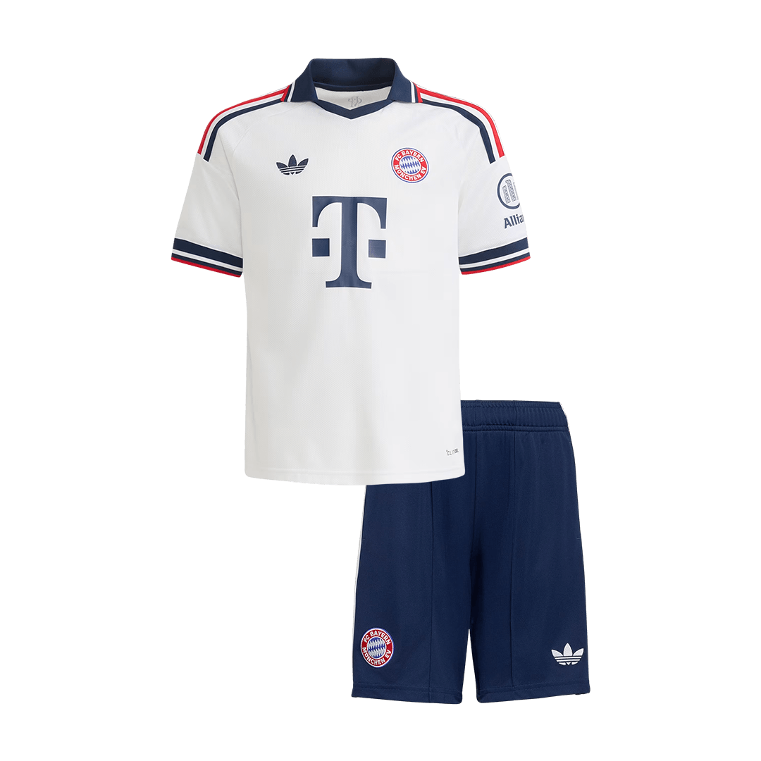 Bayern Munich Gyerek Idegenbeli Mez 2026/27 Fehér