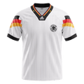 Németország Hazai Retro Futball Mez 1992 Fehér