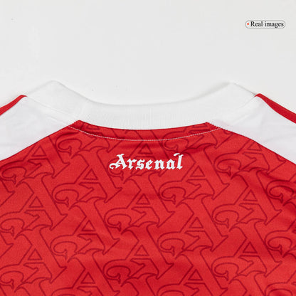 ØDEGAARD #8 Arsenal Otthoni Soccer Mez 2025/26 Piros