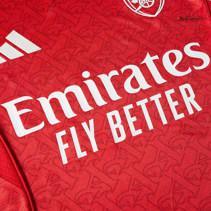 ØDEGAARD #8 Játékos Arsenal Otthoni Soccer Mez 2025/26 Piros