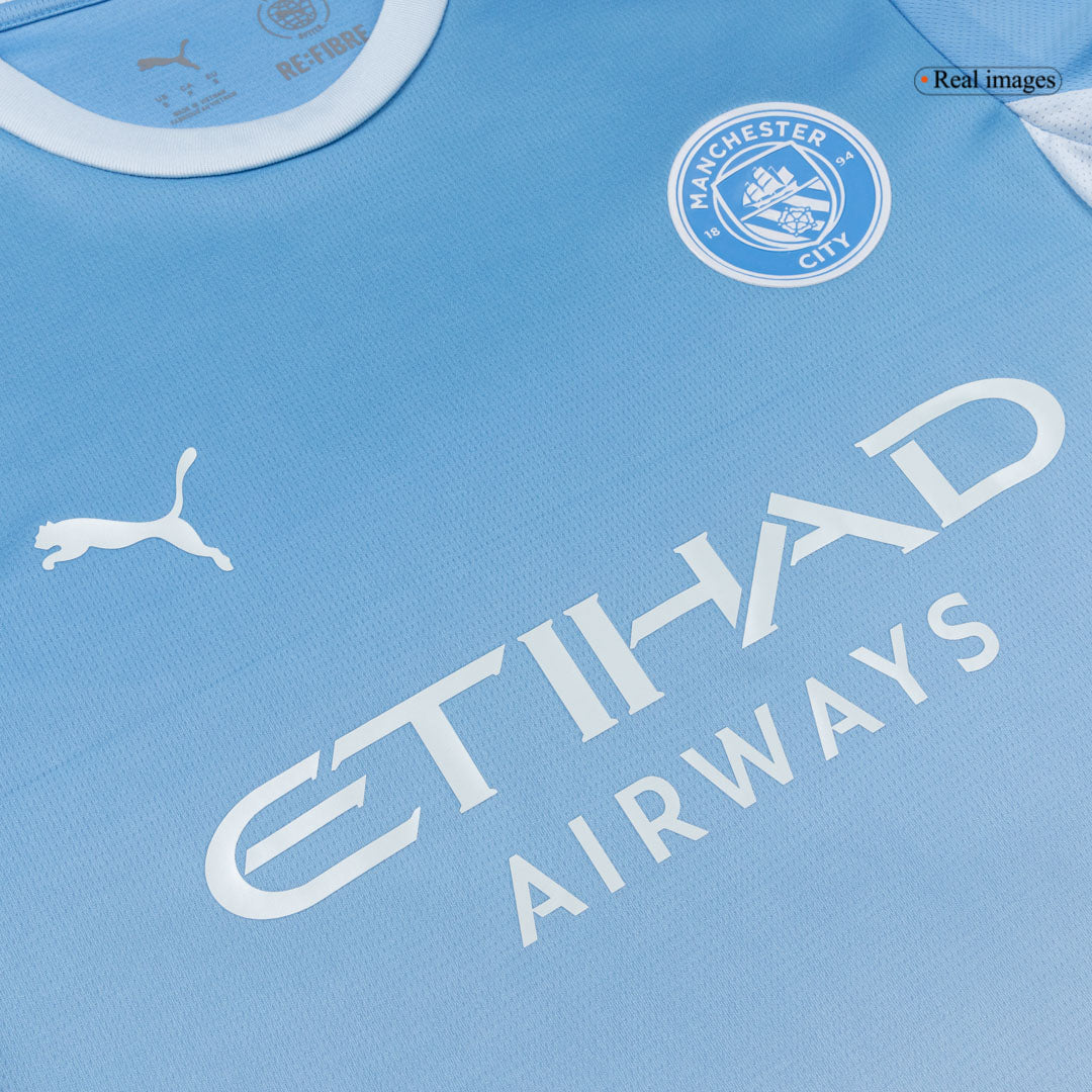 HAALAND #9 Manchester City Hazai Mez 2026/27 Kék