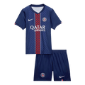 Gyerekek PSG Otthon Soccer Mez Készlet(Mez+Rövidnadrág) 2025/26 Haditengerészet