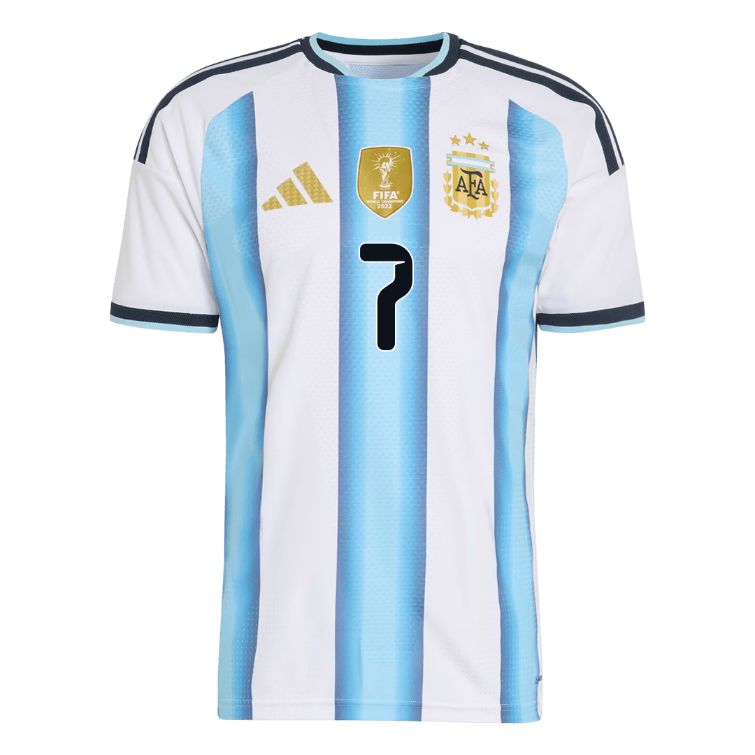 DE PAUL #7 Argentína Játékos Verzió Hazai Mez Világbajnoki 2026