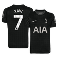 XAVI #7 Tottenham Hotspur 
 Idegen 
 Futball Mez 
2025/26 
 Fekete