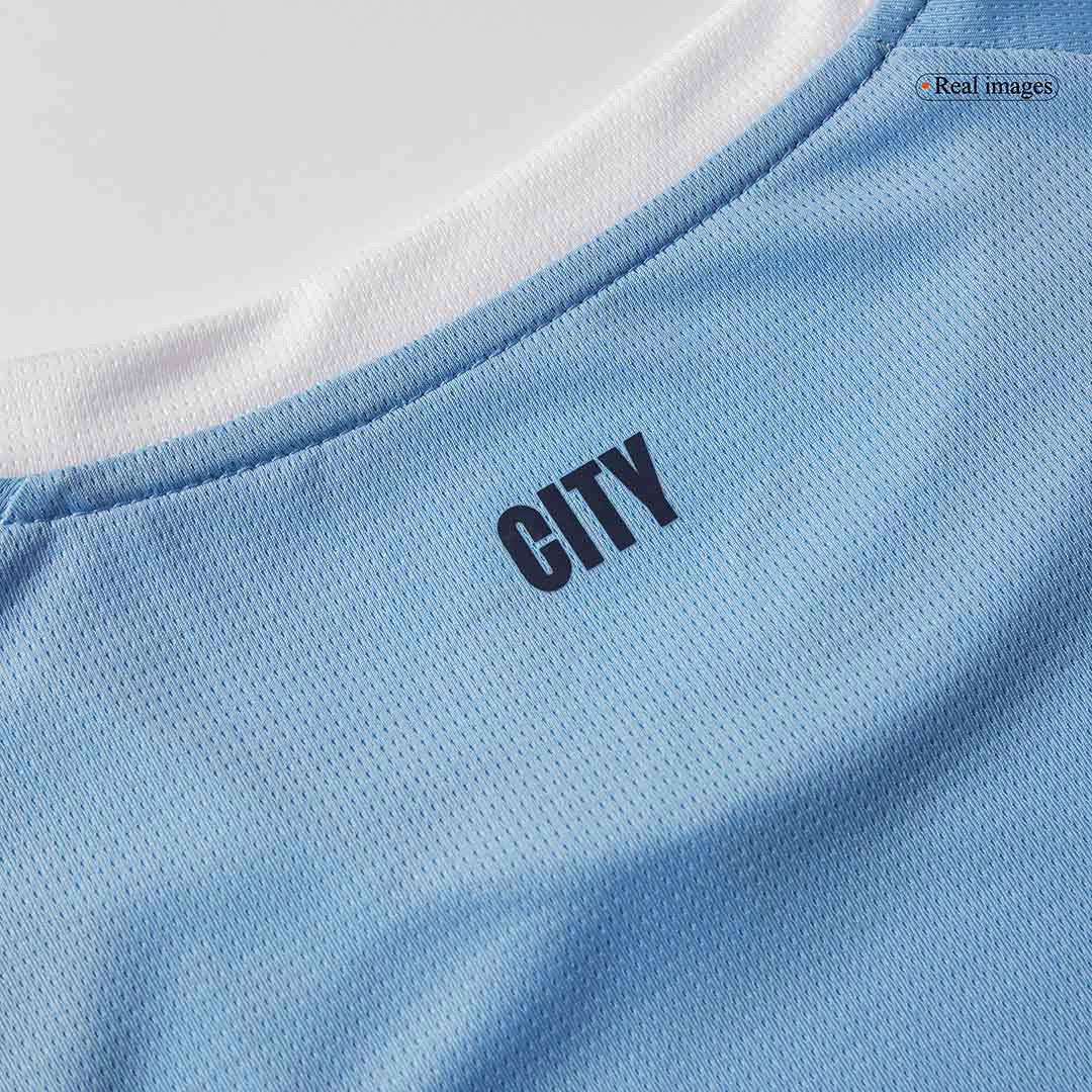 Manchester City Hazai Szett (Mez + Nadrág + Zokni) Mez 2025/26 Kék