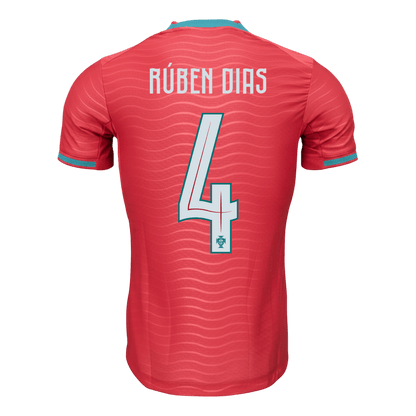 RÚBEN DIAS #4 Portugália Játékos Verzió Hazai Mez Világbajnoki 2026 Piros