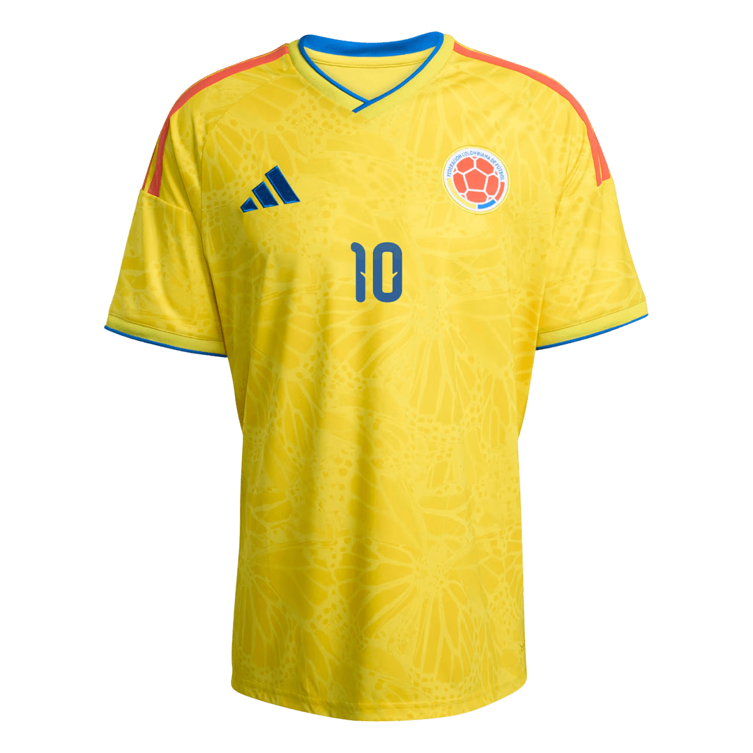 JAMES #10 Kolumbia Hazai Mez 2026 Sárga