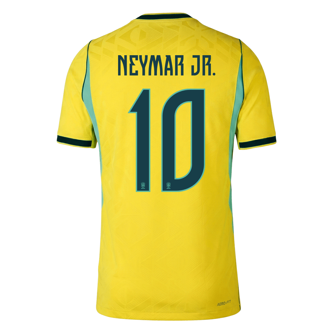 NEYMAR JR. #10 Brazília Játékos Verzió Hazai Mez Világbajnoki 2026 Sárga