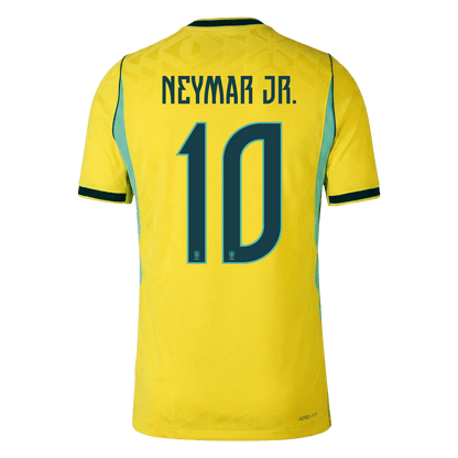 NEYMAR JR. #10 Brazília Játékos Verzió Hazai Mez Világbajnoki 2026 Sárga