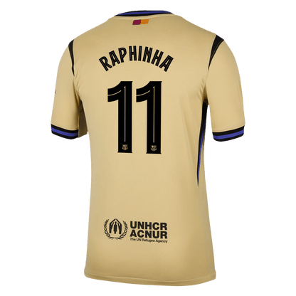 RAPHINHA #11 Barcelona 
 Idegen 
 Futball Mez 
2025/26 
 Sárga 
 
 
- UCL