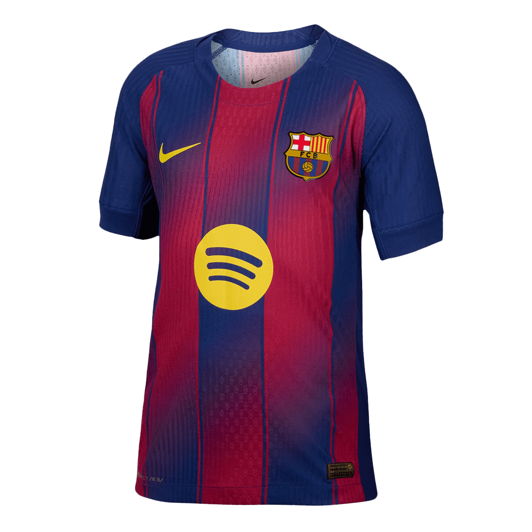 LAMINE YAMAL #10 Játékos Barcelona Otthon Soccer Mez 2025/26 Piros&Kék