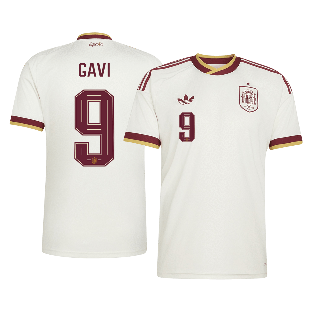 GAVI #9 Spanyolország Idegenbeli Mez 2026 Fehér