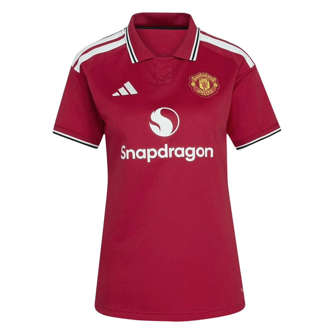 Női Manchester United Hazai Futball Mez 2026/27 Piros