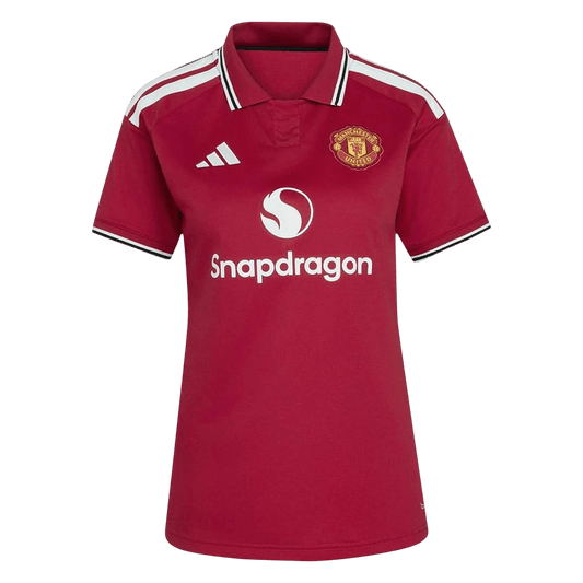Női Manchester United Hazai Futball Mez 2026/27 Piros